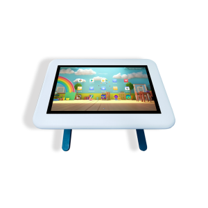 Mesa inteligente de juegos Android con superficie ajustable en altura y inclinable de 32" con pantalla táctil capacitiva