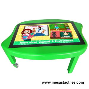 mesa interactiva con pantalla tactil de 32 pulgadas