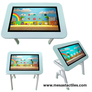 mesa tactil interactiva con juegos para hospitales salas de espera y clínicas