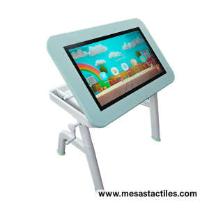 mesa tactil interactiva con juegos para hospitales y clínicas