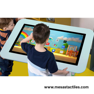 mesa tactil interactiva con juegos para hospitales salas de espera y clínicas