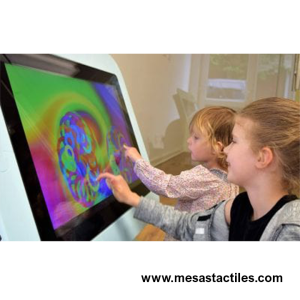 mesa tactil interactiva con juegos para hospitales salas de espera y clínicas